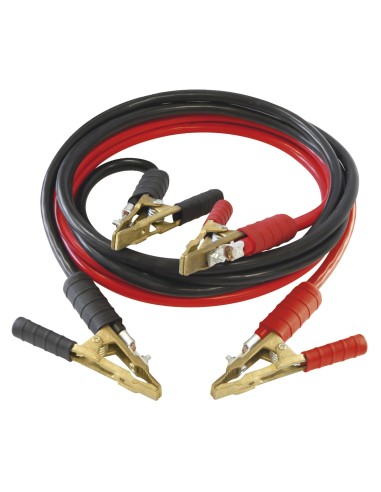 Cables Demarrage 1000A - 2X4,5M - Ø50Mm² - Pinces Laiton 