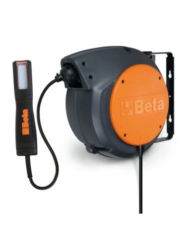 Enrouleur de câble automatique avec lampe d’inspection LED, 100-240Vac