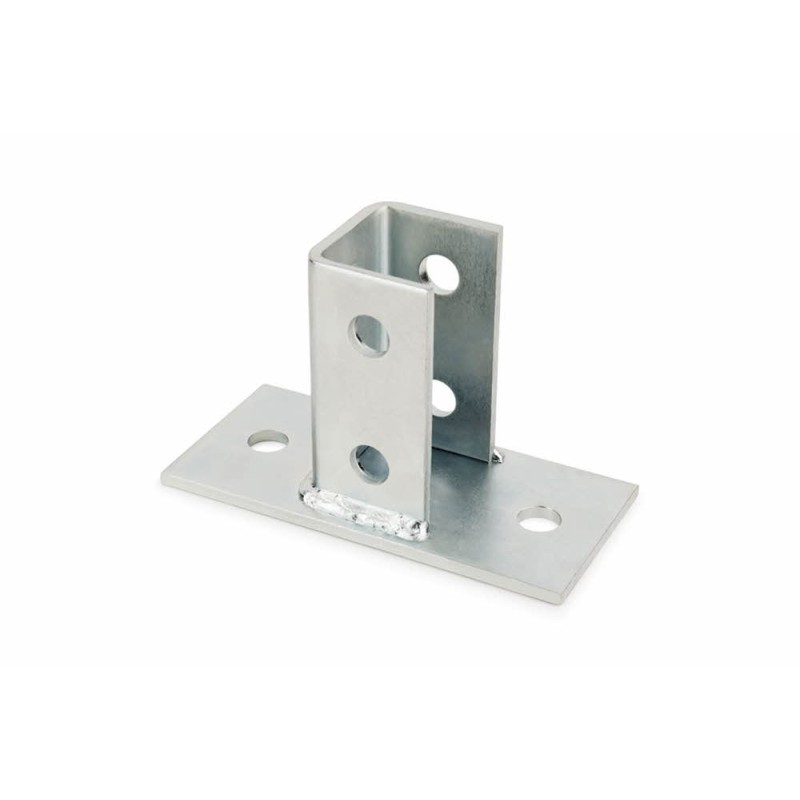 Supports pour charges lourdes Indextrut. Support base rectangulaire "U" Indextrut 